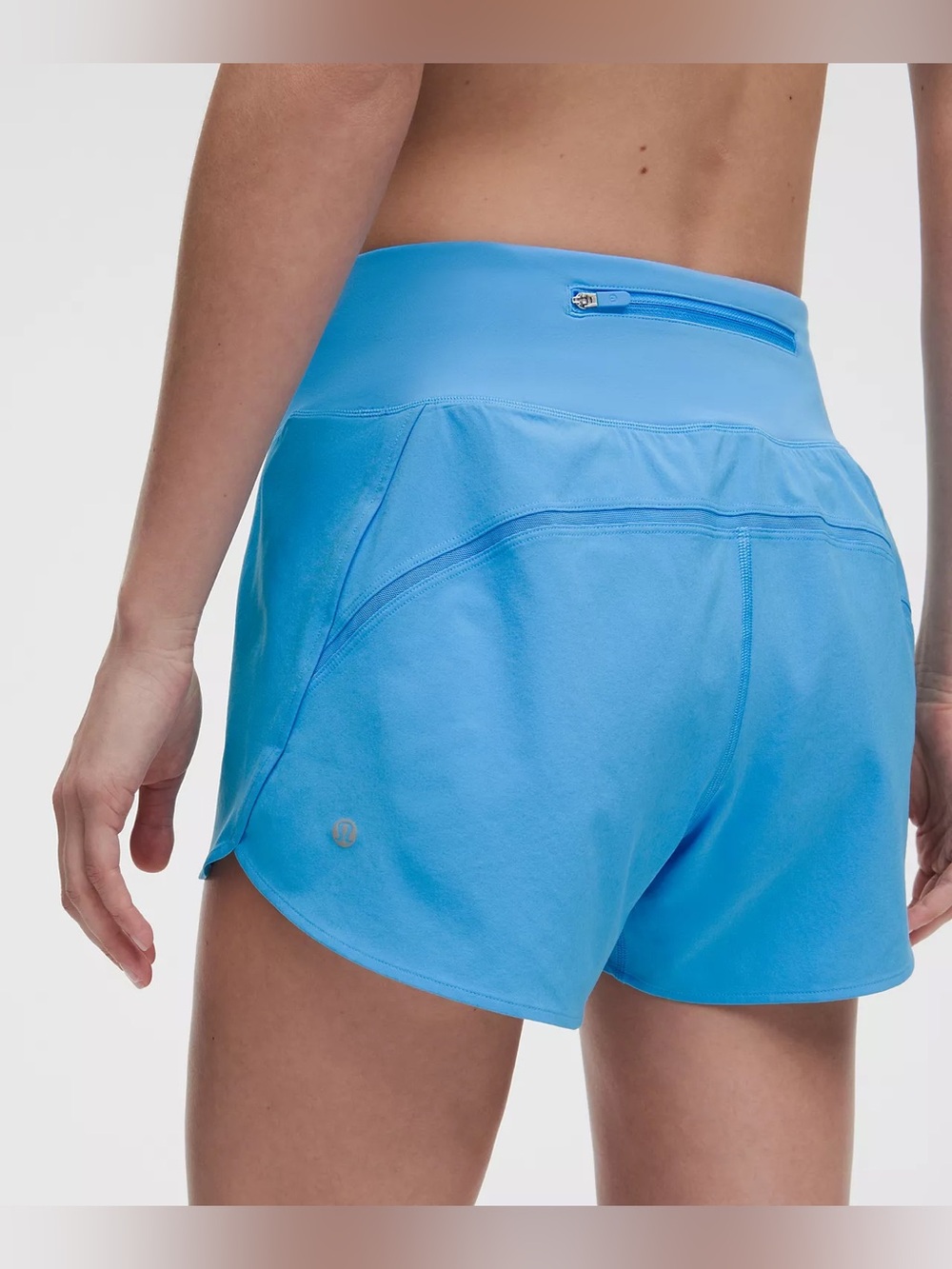 Lululemon athletica Women’s Speed Up High-Rise Short 4" Light Blue